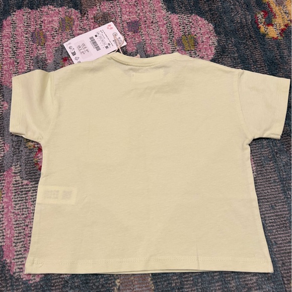 Zara kids Soft Yellow Tee with Ruffle Pocket - Picture 3 of 3